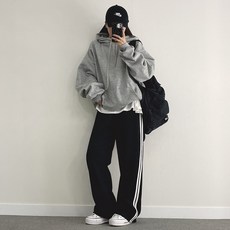 女款 BANG BANG 雙線刷毛訓練長褲