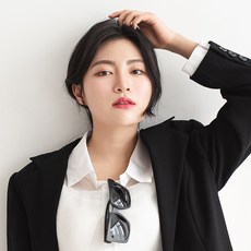 女款大鏡面時尚墨鏡 L號