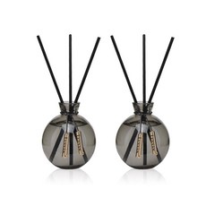 ALLWEIZ 綠香 Blackline 蘆葦香薰機 房間空氣清新劑 150ml*2p 套組, 清新花園, 2個, 150ml