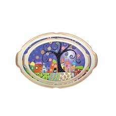 Roebenhoff 波浪橢圓形托盤組 2入, 村莊