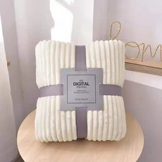 넛지앤밸류 가벼운 극세사 플란넬 심플 단색 무지 담요