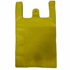 富國 高級手提超市袋 黃色 3號, 140個, 10L