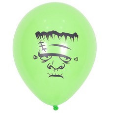 Sempertex 萬聖節氣球 科學怪人 30cm, 50個, 綠色