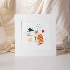 Silver Zero 泡棉板相框 10入 + 立架支架組, 1套, 紋理白色