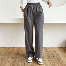 Tomatofactory 女款To You尼龍鬆緊帶寬褲