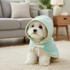 petit dog 狗狗絲絨斗篷, 藍色, 1個