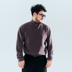 크램프 빅사이즈클럽 남성용 하프 폴라 니트