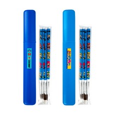 STUDIO EIGHT 卡丁車圖案畫筆 8支+收納盒 2入組, 隨機出貨, 1組