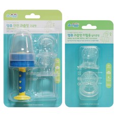 ange 高級咬咬樂輔食器+替換矽膠濾網袋 2入, 混色, 1組