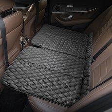 메이튼 차량용 확장형 2열 트렁크 뒷좌석 평탄화 차박매트, 블랙, 컨텐츠 참조