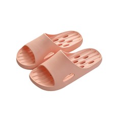 더자카 소프트펀칭 물빠짐 논슬립 욕실화, 핑크, 1개
