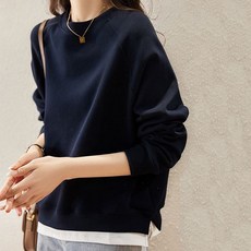 LUNA GIRL Twoisn 雙層設計大學T