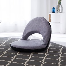 블루밍홈 키토 좌식의자, 그레이, 1개