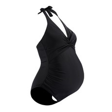 Atyrell 簡約十字孕婦裝泳衣