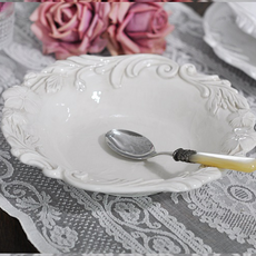 ELIOS My Flower B型義大利麵盤, 奶油色, 1個