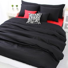 Evesu飯店級純棉四季被套, 黑黑色