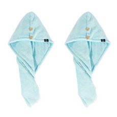 소프트 헤어 타올 SG21, 블루, 2개