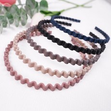 biggirlstory 霧面波浪髮箍5件組