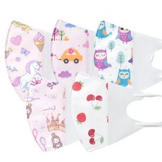 러블리앙즈 3D 유아 마스크 소형, 30개입, 1세트, 혼합색상