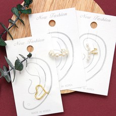 日常造型耳骨夾3件組