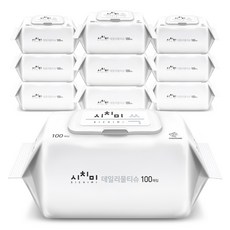 西七米 日用濕紙巾 掀蓋式, 1入, 10包