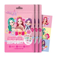 아텍스 시크릿쥬쥬 썸머향패치 모기밴드 18p, 혼합색상, 3개