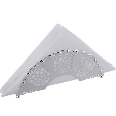 Queen Ann 鏤空餐巾架, 銀色, 1個