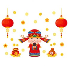 半島良品 DIY壁貼, 財神到