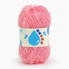 쎄비 촉촉 수세미실, 피치핑크, 1개