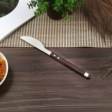 Bogen 方形Solenne餐具奶油刀, 1個, 深櫻桃色