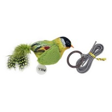 TTpet 貓咪發聲鳥玩具 黃鸝, 1個, 混色