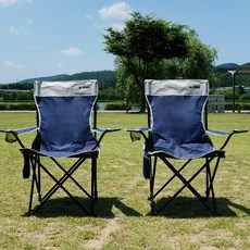 밴프 마스터 캠핑체어 CC001, 네이비, 2개