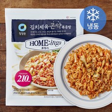 청정원 호밍스 김치제육 곤약볶음밥 (냉동), 200g, 1개