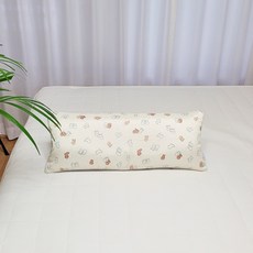 아띠블랑 인견 와이드 아기베개 커버 2p + 속통 세트, 퍼피