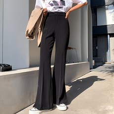 POPLARNC 女款綁帶側開衩長褲