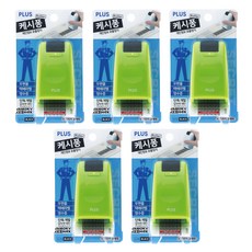 PLUS 防止個人信息洩露滾子郵票現金乒乓球 IS-500CM-KR 綠色, 黑色的, 5個