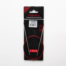 ChiaoGoo SS 紅色蕾絲輪針 80cm 7032-2, 1個