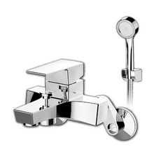 J 摩卡浴缸淋浴掛牆龍頭套組 A1-600, 1套