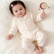 MSKIDS 嬰幼兒蓬鬆棉質蕾絲家居服套裝