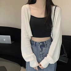 Awesomeful 女款Menive透膚夏季開襟衫 A25SMC052703