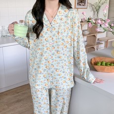 安娜安蔻 女款Cozy Rabbit長袖睡衣家居服上下套裝