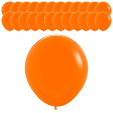 Sempertex 氣球 45cm, 橘色, 25個