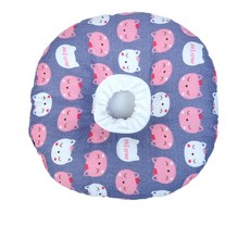 寵物柔軟靠墊頭套 10 灰色大臉貓 L, 1個