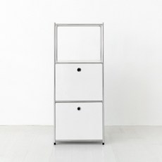 마켓비 심플리 1x3 수납장 2문 BC603, 퓨어화이트
