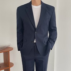 팀스핏 빌락트 남성용 90 105 봄 여름 가을 투버튼 정장 상하의 세트