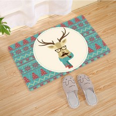 더플 뿔사슴 미끄럼 방지 매트, no 15