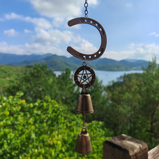 트레오바 집 정원 장식 벽걸이 철 복고풍 종 M 2p