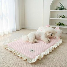 파스텔펫 반려동물 잔꽃래빗 엠보 쿨매트, 핑크, 1개