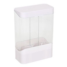 더블 종이컵 홀더 2구, 화이트, 1개