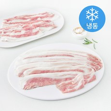 수입산 대패삼겹살 바로구이용 (냉동), 1개, 1kg
